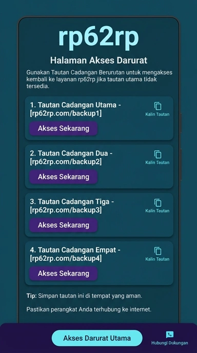 Tampilan link alternatif rp62rp